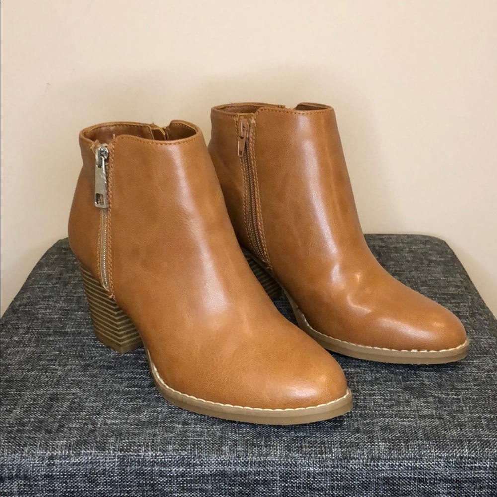 Express Brown Ankle Bootie